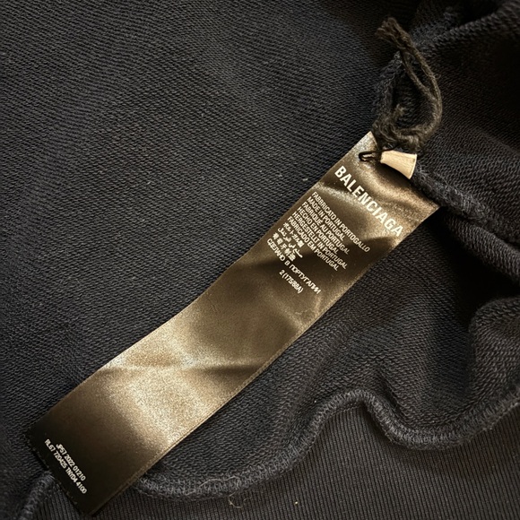 Balenciaga Polo Black Zip-Up Hoodie - Picture 9 of 11